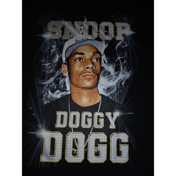 Dogg Supply by Snoop Dogg T-Shirt Size Medium Men's Black SS, Logo Crew Neck - Picture 2 of 4